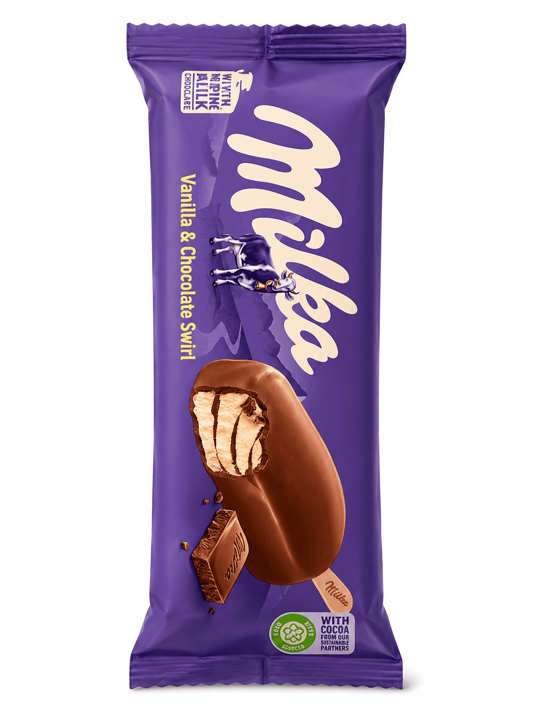 Milka Vanilla & Chocolate Swirl