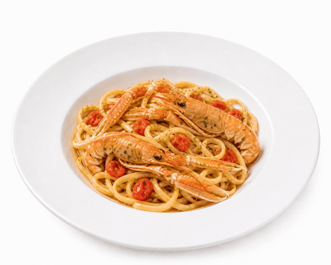 Linguine me Skampi